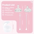 thumbnail image 2 of Sippy Cup para pezones y pajita compatibles con Dr. Brown's, 4 unidades, 2 of 8