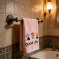 thumbnail image 5 of Kyusrd Velvet Hand Towels for Bathroom,Cotton Soft Absorbent Decorative Hand Towel for Face Spa Bath Gym Kitchen,Pink,34x74cm, 5 of 6