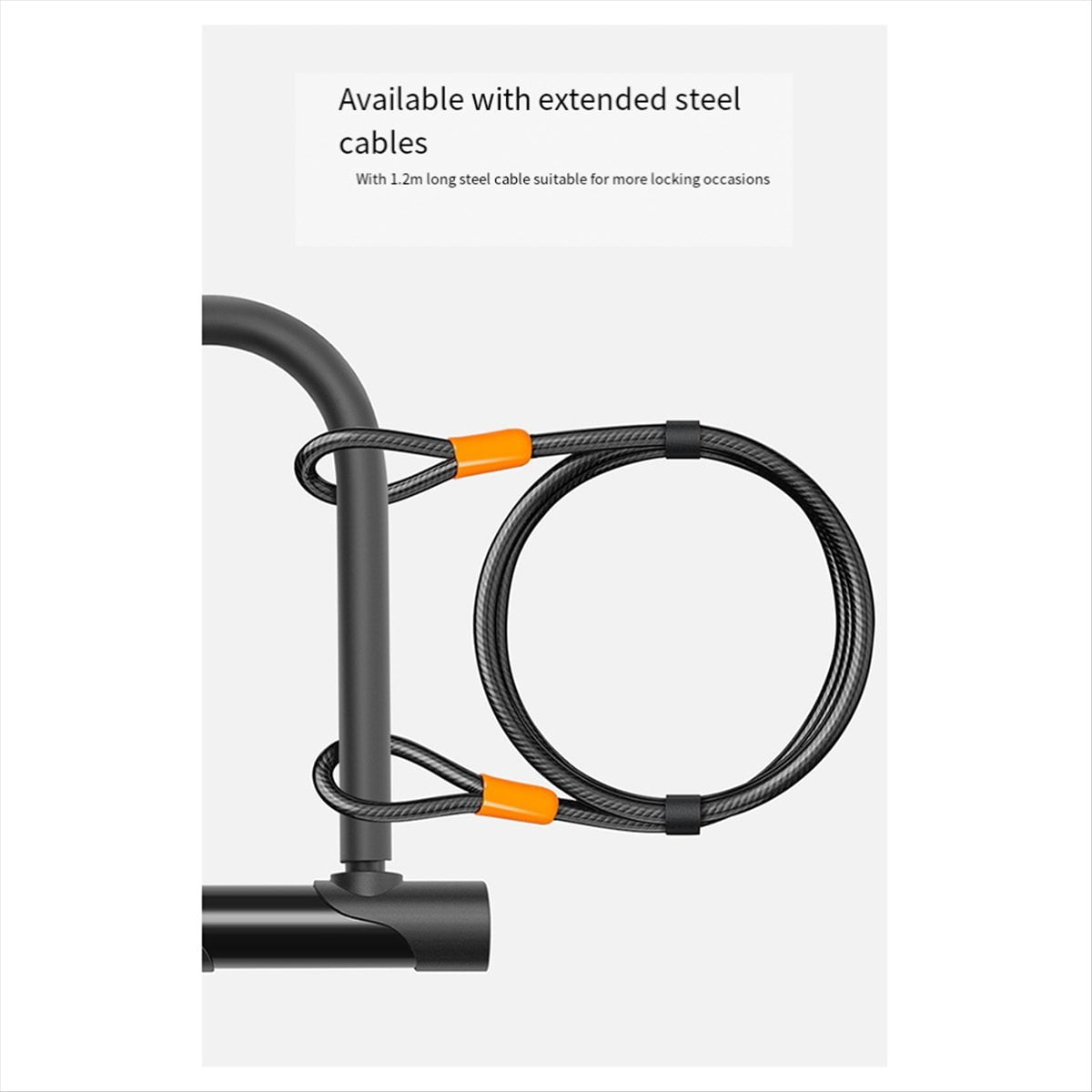 Simple Portable Bicycle U-Shaped Lock Anti-Theft Lock Anti-Hydraulic Shear Mountain Bike Riding Equipment