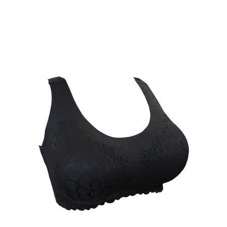 

Alessandra B Invisible Seamless Lace Bra Black