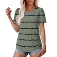 thumbnail image 5 of Pohista Womens Casual Tops Summer 2025 Women's T-Shirts Cotton Lightweight Tops & Blouses Petite Women's Short Sleeve Tops Dressy Casual reorder items previously ordered, 5 of 7