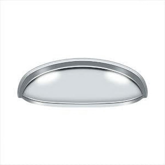 Deltana K407U26 Elongated Shell Pull 4-1/2" in Polished Chrome