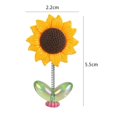 thumbnail image 5 of sunsanly 5/8/10Pcs Sunflower Decoration Car Ornament Realistic Looking Mini Size Easy to Install Spring-loaded Sunflower Car Dashboard Decoration, 5 of 8