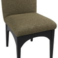 thumbnail image 5 of Meridian Furniture Waldorf Olive Boucle Fabric Dining Side Chair, 5 of 8