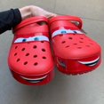 thumbnail image 4 of 2025 Disney-zapatillas impermeables de dibujos animados Mcqueen Pixar, zapatos de playa, sandalias informales, transpirables, en el t, 4 of 5