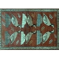 thumbnail image 1 of Ahgly Company Indoor Rectangle Persian Light Blue Traditional Area Rugs, 7' x 9', 1 of 4