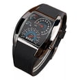 thumbnail image 3 of Reloj Aviador Led Tipo Velocimetro Correa Negro Y Negro, 3 of 8