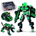 thumbnail image 1 of JitteryGit Robot Policía Juguete de Construcción de Tallos para Niños | Regalo para Niños de 6 7 8 9 10 11 Años, 1 of 8