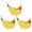 Yellow, variant on Soft Flannelette Banana Shape Hanging Cat Hammock Bed & Small Animal Winter Warm Swing Cage House, Parrot Nest Set (Rose Red, 7.9 x 2.8 in / 20 x 7 cm, 3 Pack)