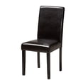 thumbnail image 3 of Baxton Studio Asli Modern Espresso Brown Faux Leather and Wood 7-Piece Dining Set, 3 of 10