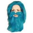 thumbnail image 1 of Morris Costumes LW413DKBNGY Mustache M3 Human Hair - Dark Brown & Gray No.56, 1 of 1