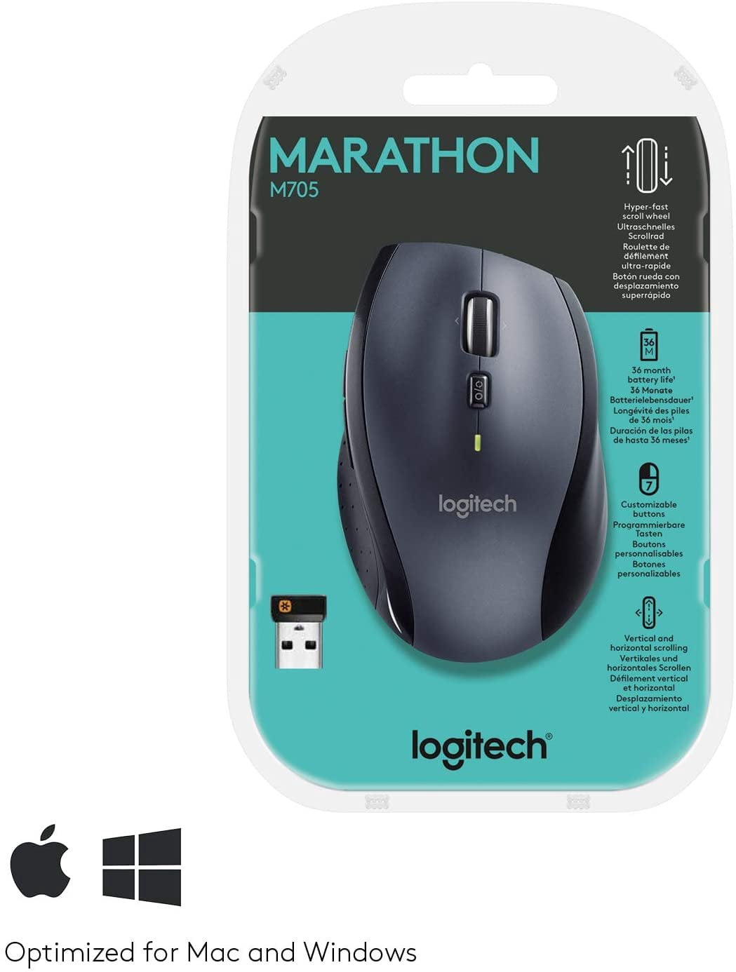 Logitech Mouse Wireless M705