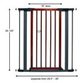 thumbnail image 4 of MidWest Homes for Pets 39 Inch Pressure Tension Safety Gate with Safe Latch, 4 of 6