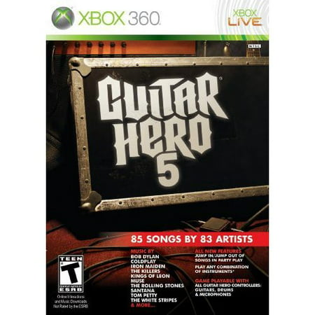 Guitar Hero 5 - Xbox 360 (Game only) (Best Xbox 360 Only Games)