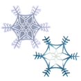 thumbnail image 1 of Snowflake Pendant Resin MoldsChristmas Keychain Silicone Mold for Home Decor, 1 of 5
