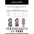 thumbnail image 2 of Made by Olivia Women's Solid and Print A-Line Elastic Waist Boho Midi Skirt, 2 of 3