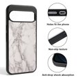 thumbnail image 2 of WIRESTER Shockproof Soft Rubber Cover Case for Google Pixel 10 6.3" 2025, Cream Stone Marble, 2 of 5