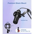 thumbnail image 3 of Soporte de micrófono BILIONE para Blue Yeti QuadCast S SoloCast, 3 of 7