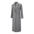 thumbnail image 5 of Pyhlmscde Women's Winter Breasted Wool Coat, Womens Tops, Fall Coats, Fleece Jacket Women, 5 of 5