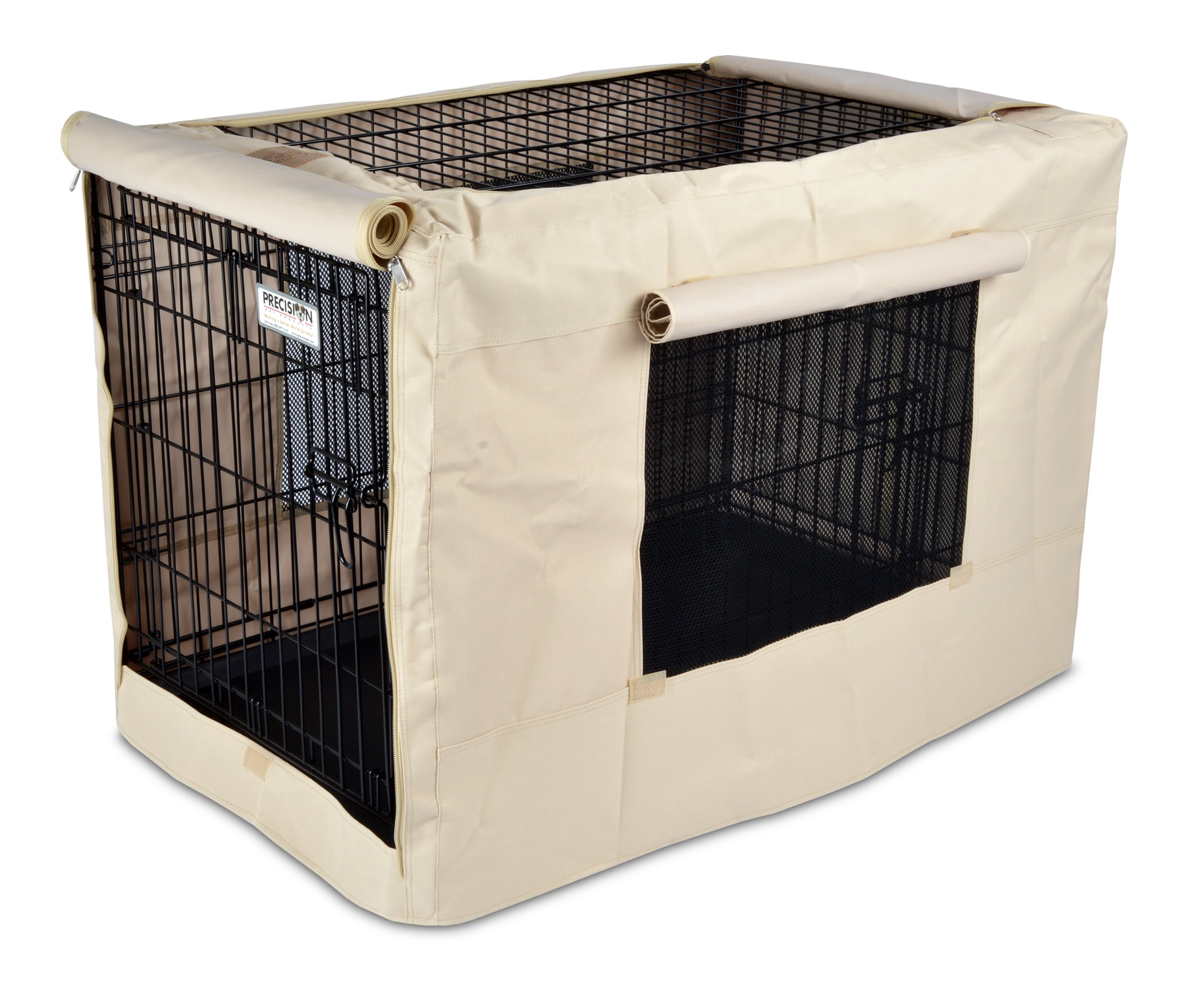 TUYUU Dog Crate Cover Pet Crate Cover with Double Door and Breathable Mesh M: 31x20x21 in, Y01 Durable Dog Kennel Cover for Medium and Large Dogs