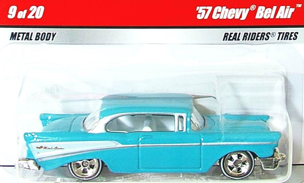 hot wheels 1957 chevy bel air