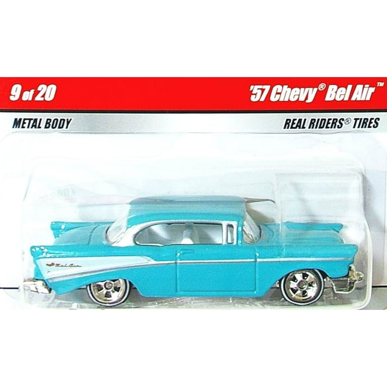 Hot Wheels Larry's Garage BLUE '57 Chevy Bel Air 9/20