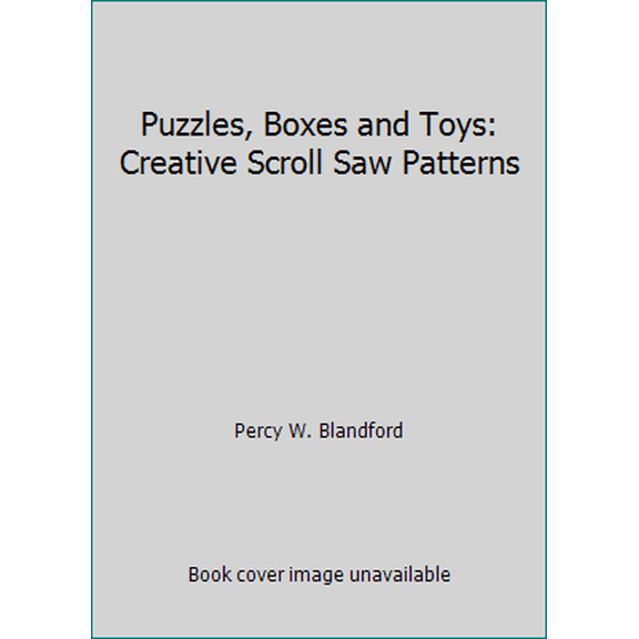 Pre-Owned Puzzles, Boxes, and Toys : Creative Scroll Saw Patterns