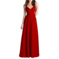thumbnail image 2 of Women's Casual Flowy Solid Color Dress Elegant Comfortable Stylish Versatile Everyday Wear, 2 of 2