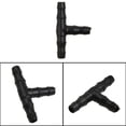 thumbnail image 2 of 50pcs Plastic Tee joint Hoses Coupling Connector Irrigation Drip System for4/7mm, 2 of 9