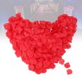 thumbnail image 5 of 2200 pétalos de rosa artificiales de seda roja realistas para decorar bodas (rojo), 5 of 5