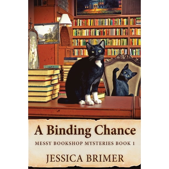Messy Bookshop Mysteries: A Binding Chance (Paperback)(Large Print)
