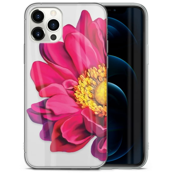 Case Yard iPhone-11-Pro-Max Case Clear Soft & Flexible TPU Ultra Low Profile Slim Fit Thin Shockproof Transparent Bumper Protective Cover Drop Protective Cell Phone Cases (Spring Flower)