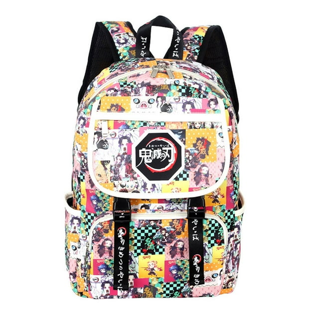 Mochila escolar Demons Slayers Anime para niños