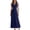 Navy, variant on Bbyeadc Party Dresses for Women Wrap Tie Waist Sleeveless V Neck Sundresses Midi Dresses Classic Party Outfits,Red (M)
