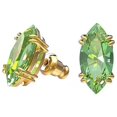 thumbnail image 3 of 2023 Moda Swarovski Crystal Orejas De Mujer Oliva Caballo Ojo Cristal Verde Regalo, 3 of 4