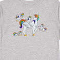 thumbnail image 4 of Inktastic Cute Unicorn Family Boys or Girls Long Sleeve Toddler T-Shirt, 4 of 5