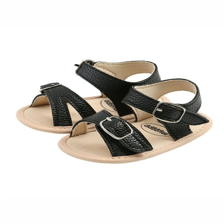 

Binwwede Toddler s Sandals Baby Summer Wear PU Material Leisure Adjustable for Newborn Hxx