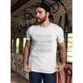 thumbnail image 2 of Trendy Born To Make History Graphic Men White T-Shirt, Male Medium, 2 of 4