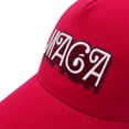 thumbnail image 5 of ACCEHUT MAGA Baseball Cap, Cotton, Red, Unisex, Adjustable, 5 of 7