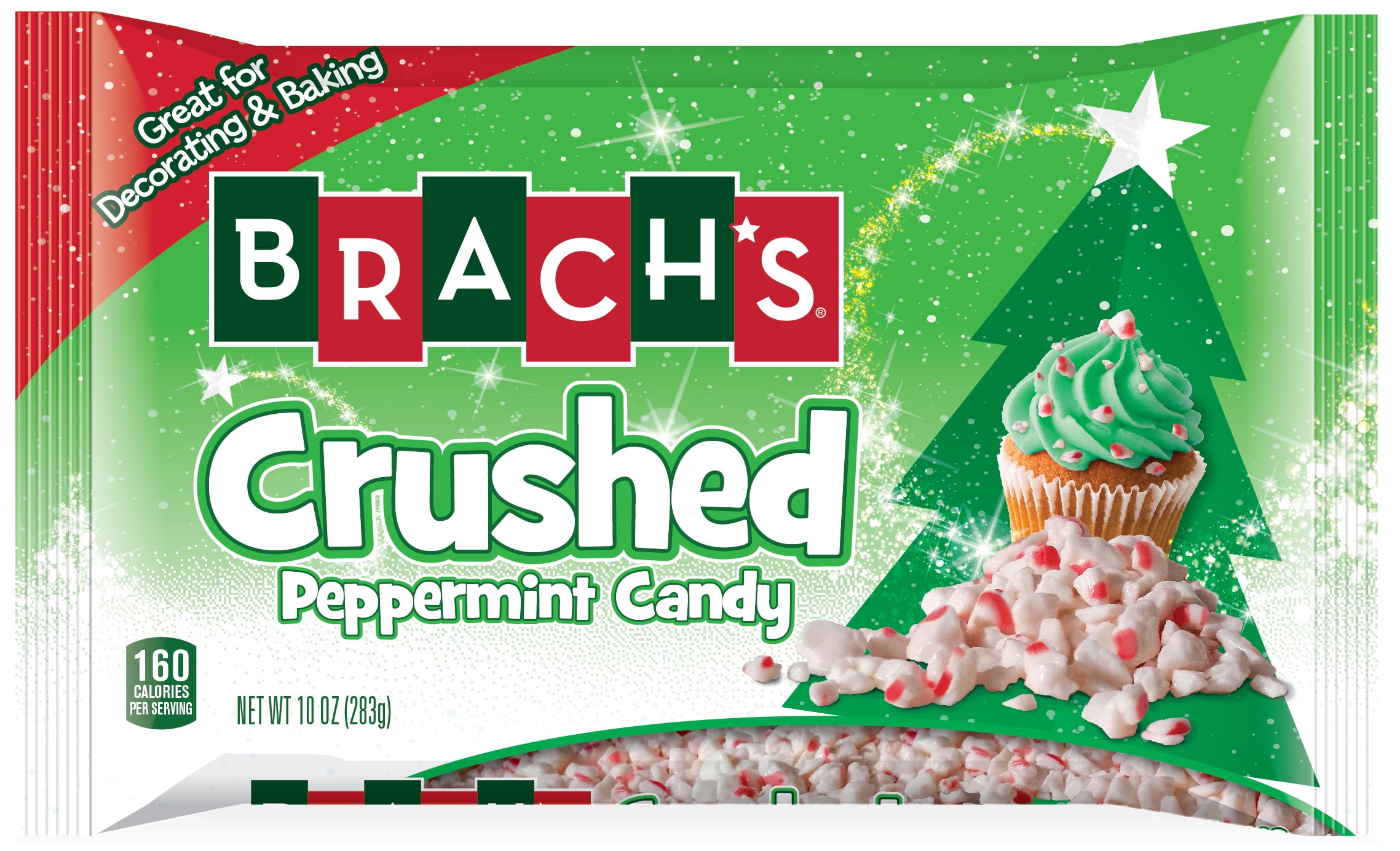 2 Pack Brach S Peppermint Crushed Christmas Candy Canes 10 Oz Walmart Com