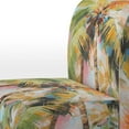 thumbnail image 4 of Designart "A Single Palm Tree VII" Multi-Color Floral Upholstered Accent Chair - Traditional Arm Chair For Bedroom, 4 of 5