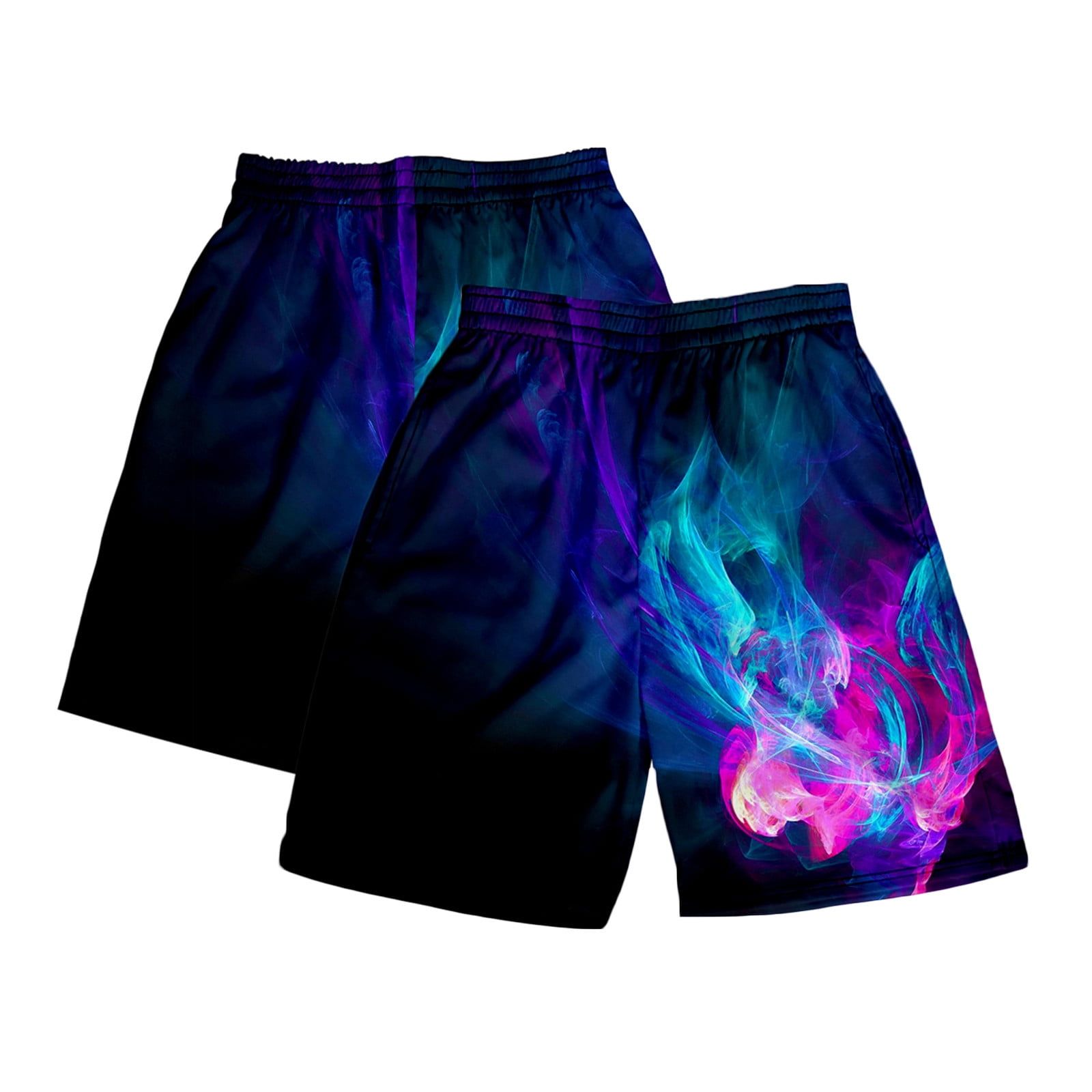 Ruziyoog Summer Discount Swimming Trunks Mens Swimsuit Shorts, 3D Printed Shorts Men's Loose