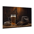 thumbnail image 2 of 1000 PCS Cowboy Hat & Beer 1000 Pcs Jigsaw Puzzles,They Come Together To Form A Cultural Image,Unique Artwork For Adults,Enchanting Cowboy Hat Adults Wooden Puzzle As Home Wall Decor, 2 of 6