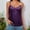 Purple, variant on Tittly Spring Tops for Women Tank Top for Women Sequins Camisole Tops For Women Holiday Night Club Concert Outfits Spaghetti Strap Glitter Tank Tops Sleeveless Top Vest for Women Hot Pink L