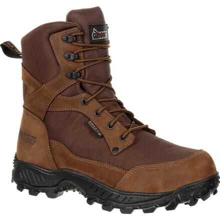 Rocky Men's 8" Ridgetop Waterproof 600g Insulated Outdoor Boot Brown - RKS0384