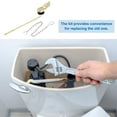 thumbnail image 4 of 2Set Front Mount Universal Toilet Handle Replacement, 702 Gold, 4 of 5