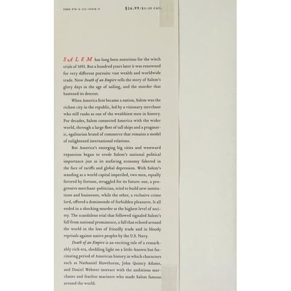 Pre-Owned Death of an Empire: The Rise and Murderous Fall of Salem, America's Richest City (Hardcover) 0312540388 9780312540388