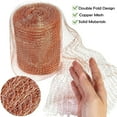 thumbnail image 4 of Rollo de 3 de Alambre de Cobre de 12,7 cm X 3 Metros, Resistente A la Corrosión, para Roedores, Ideal para Jardín y Casa. Ideal para Bricolaje., 4 of 6