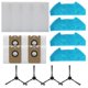 thumbnail image 1 of Kit de Cepillo Lateral con Bolsa para Polvo y Mopa con Filtro para Atrapar Partículas de Polvo para el Robot Aspirador Inalámbrico R10, 1 of 5