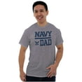 thumbnail image 3 of US Navy Dad Military Anchor Logo Men's Graphic T Shirt Tees Brisco Brands S, 3 of 5